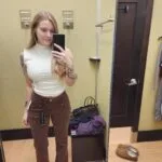 Reign_Rellic Changing Room Memories: Blonde Cam Girl’s Classic Marshalls Teases 🇺🇸