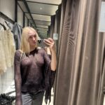 Kukupaiii Changing Room Flashes: Busty Blonde Porn Star Tease